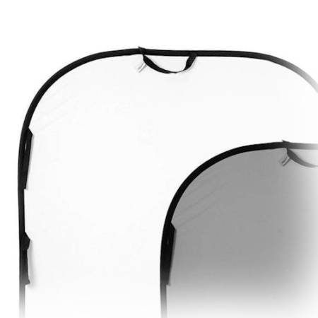 Manfrotto Lastolite LL LB56GW - dwustronne tło składane, 150 x 180 cm, White/Grey_Tło z bliska_3